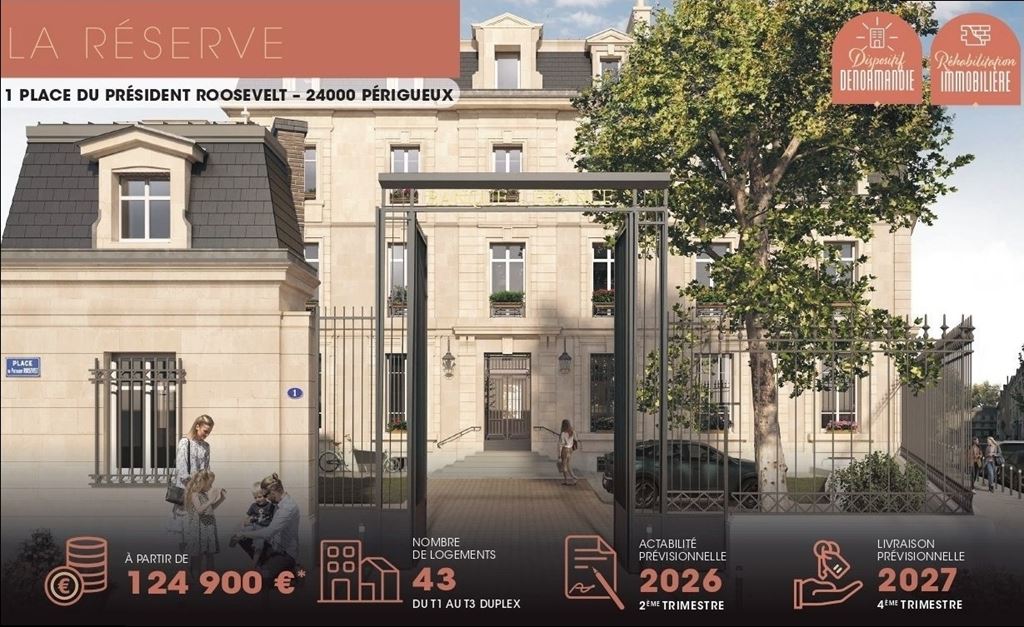 Appartement Appartement PERIGUEUX 124900€ DINO OLGIATI IMMOBILIER Appartement Appartement PERIGUEUX 124900€ DINO OLGIATI IMMOBILIER